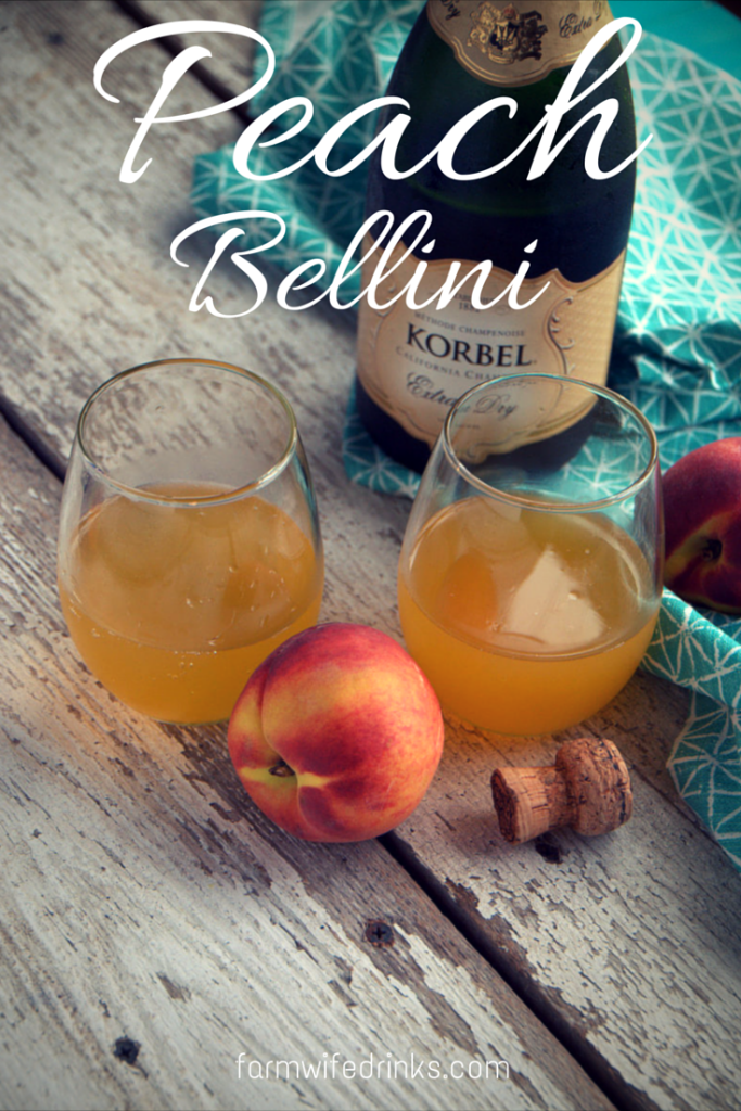 Need a brunch cocktail alternative to mimosas? Look no further than the Peach Bellini.