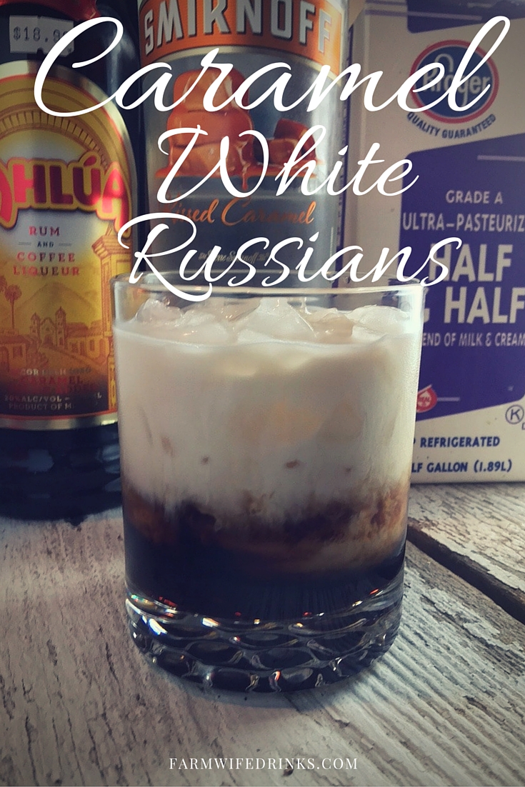 If you love a caramel macchiato, then the Caramel White Russian will be a great coffee cocktail or after dinner drink.