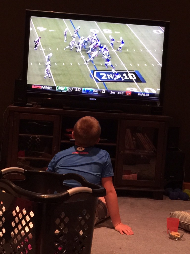 Watching the Colt's Game