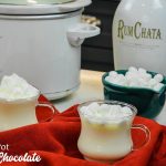 The crockpot white hot chocolate is by far the best crock pot hot chocolate I have had in my life. Rich. Sweet. Creamy.