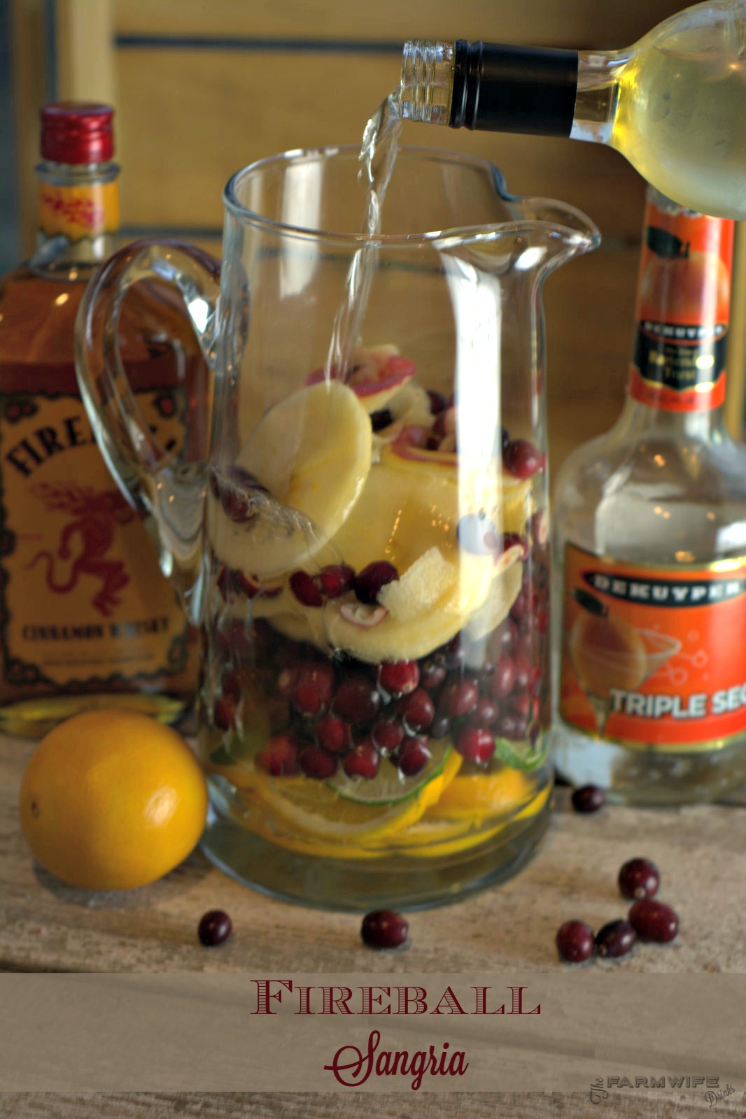 fireball sangria the farmwife