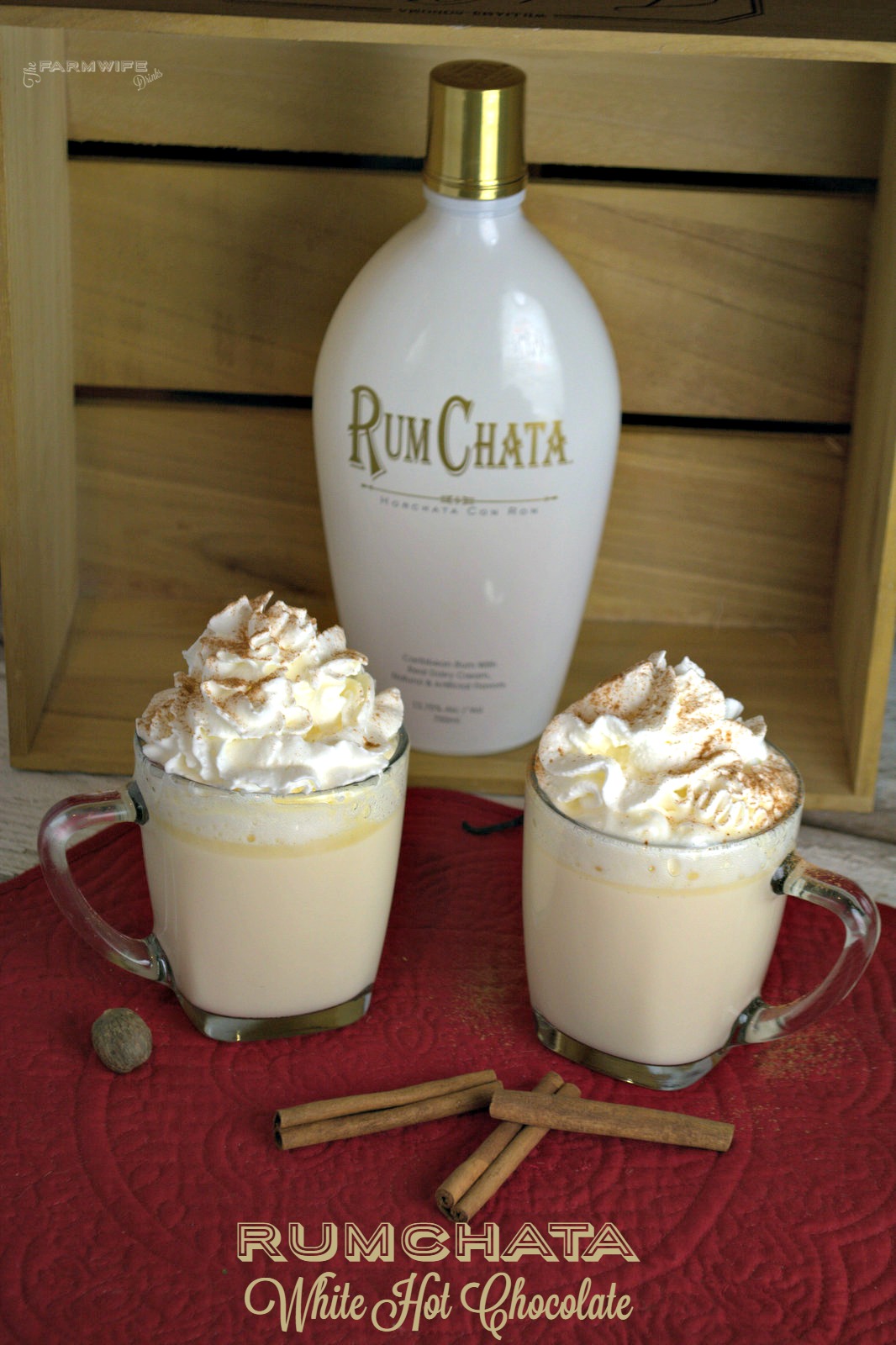 Crock Pot Rumchata White Hot Chocolate is by far the richest, most decadent white hot chocolate I have ever had. Don't want booze in your white hot chocolate, no problem. Just don't add it.