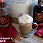Crock pot Peppermint Mochas are a coffee shop favorite easily made at home in the crockpot. Add a shot of peppermint schnapps and creme de cocoa to make it a hot cocktail.