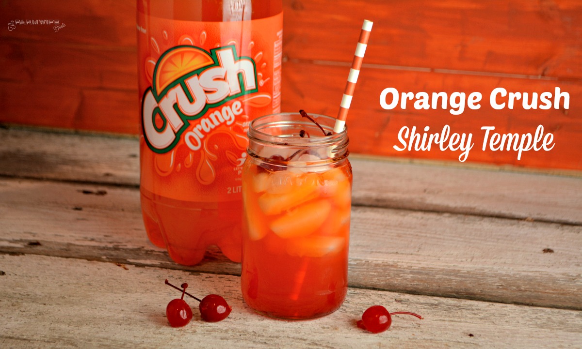 Orange Crush Shirley Temple is a great kid drink, sure to be a hit at any occasion.