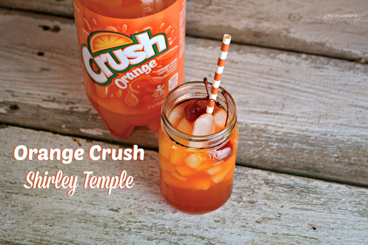 Orange Crush Shirley Temple is a great kid drink, sure to be a hit at any occasion.