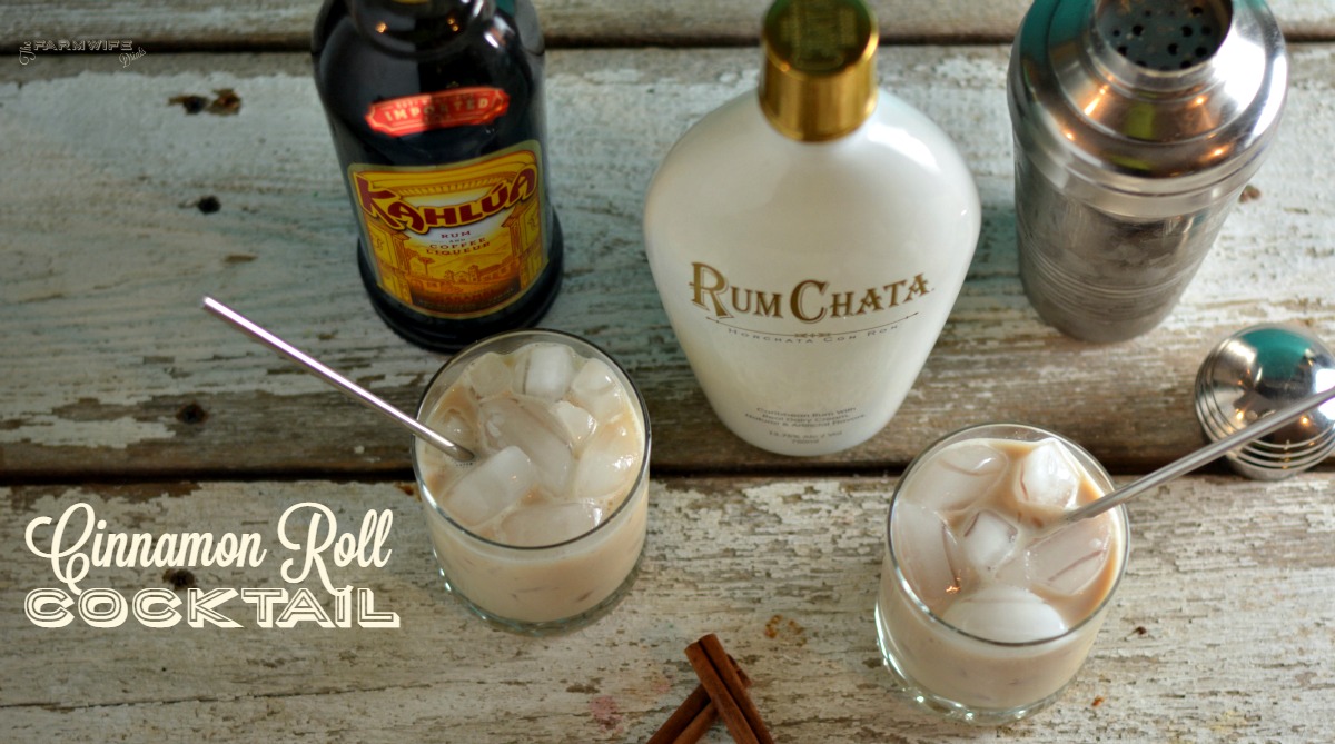 This cinnamon roll cocktail has two ingredients and tastes as good as a cinnamon roll.