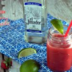 Frozen strawberries, limes, tequila and a blender will have you are on the way to an easy frozen strawberry margarita recipe.