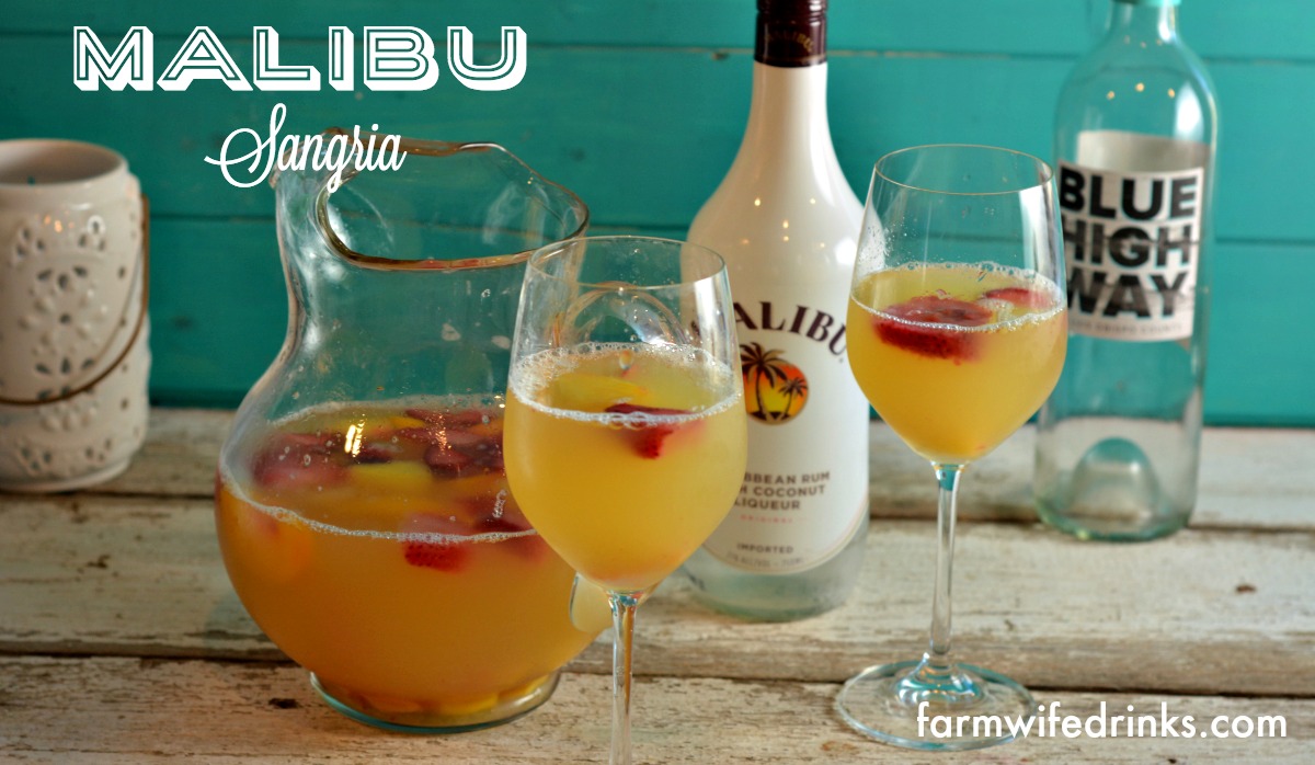 Malibu Sangria - The Farmwife Drinks
