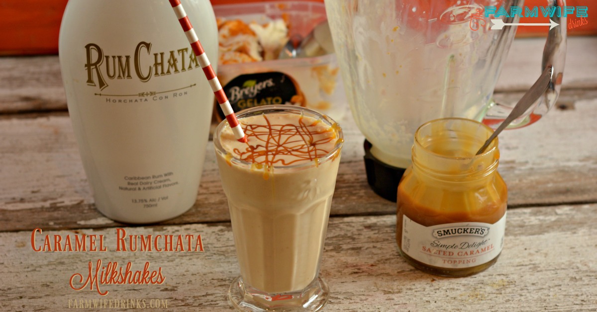 This Caramel Rumchata Milkshake mixed with rumchata and caramel gelato or ice cream creates one of the best adult milkshake recipes.