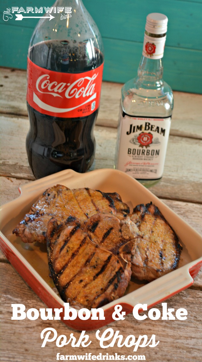 Bourbon and Coke Pork Chops are as tasty as the popular cocktail. This easy combination is recipe for juicy, tender pork chops.