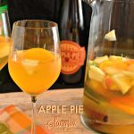 The flavors of fall are wrapped into one big pitcher of apple pie sangria. Combining Jim Beam apple bourbon with the wine to intensify the fall flavors.