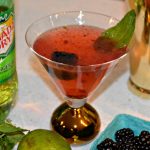 This ginger blackberry cocktail is a simple vodka cocktail recipe. No fancy, hard to find ingredients.