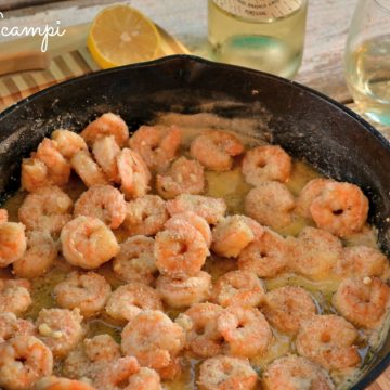 Shrimp Scampi with a white wine butter sauce is a 20 minute meal served with some pasta is sure to be a hit.