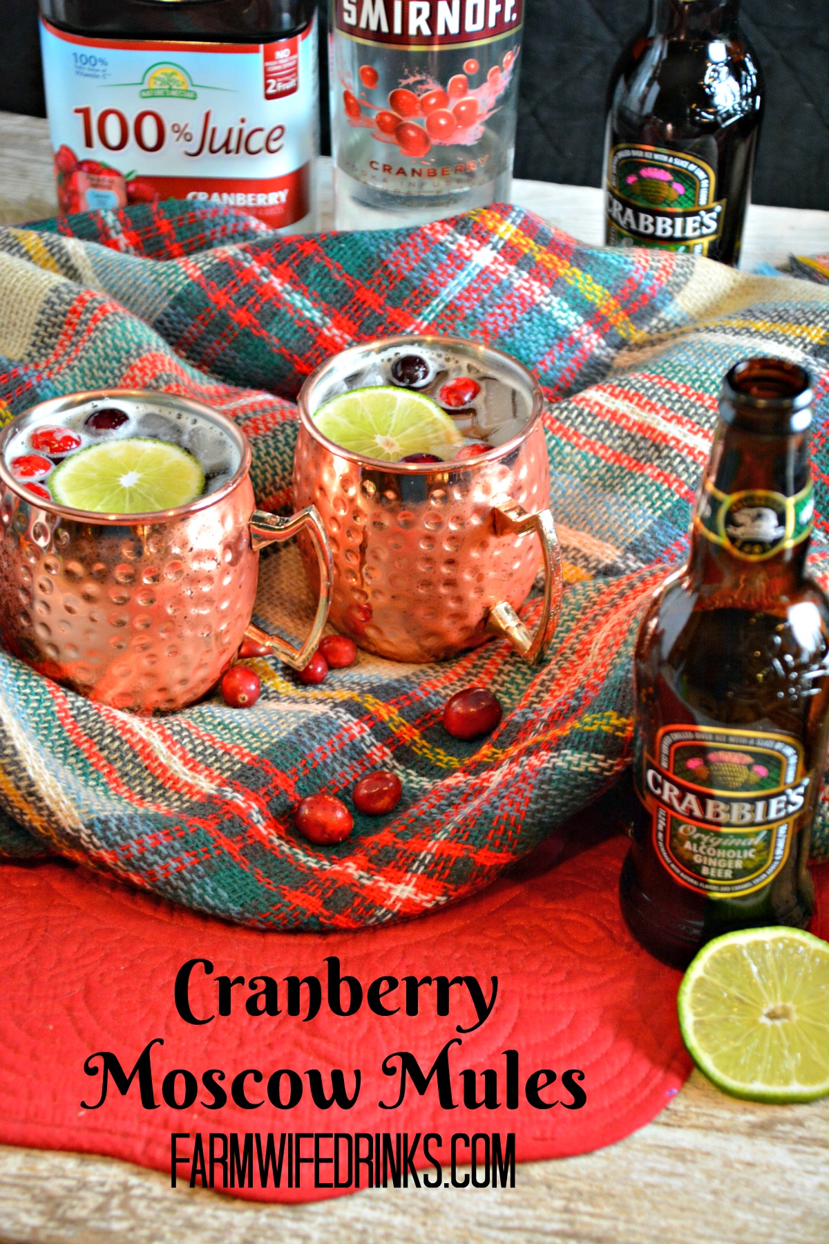 If you love a good Moscow Mule, these cranberry Moscow Mules are perfect for Christmas and a drink you will end up drinking all year long.