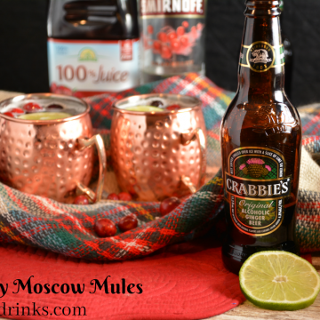 If you love a good Moscow Mule, these cranberry Moscow Mules are perfect for Christmas and a drink you will end up drinking all year long.