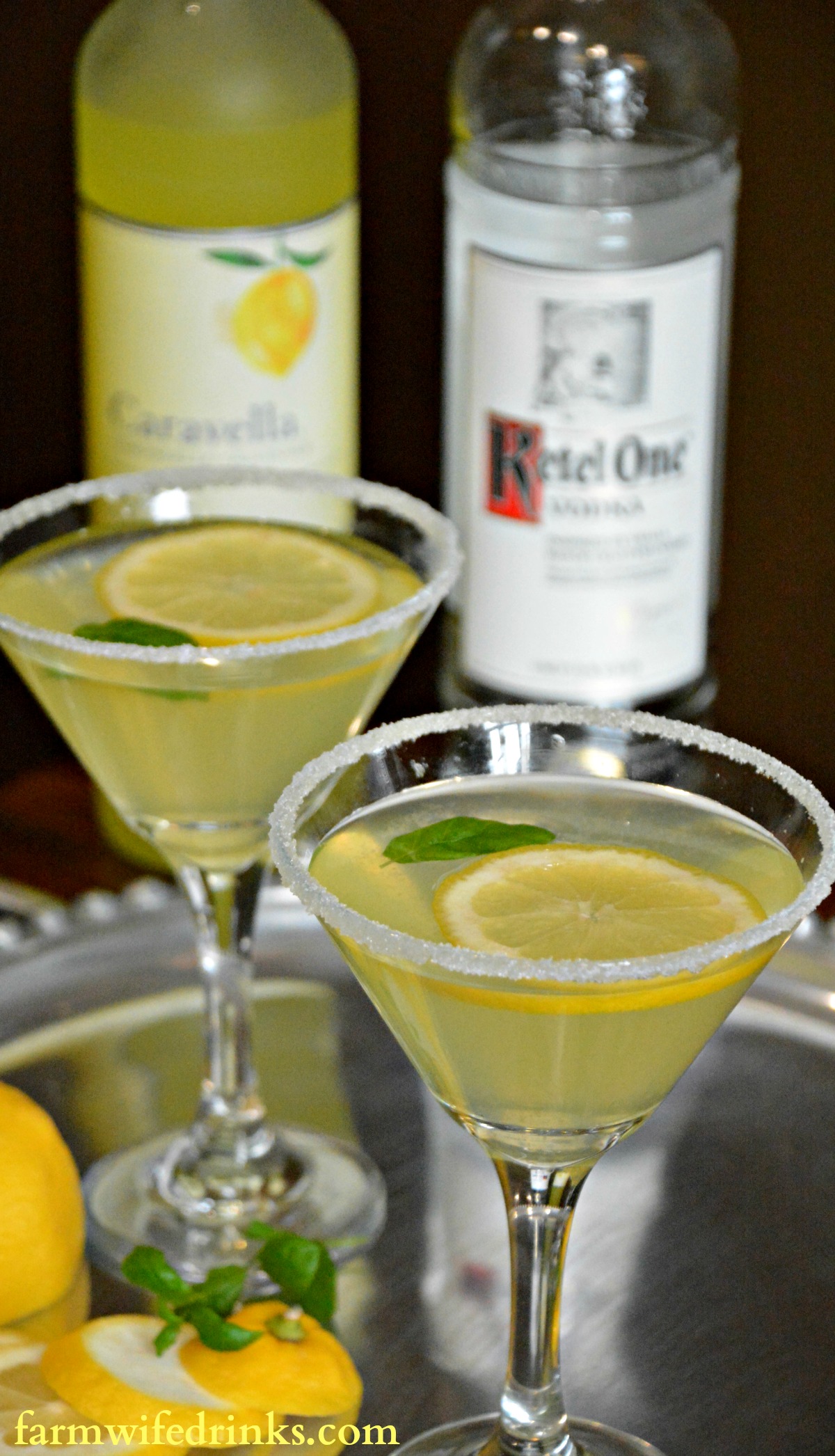 Lemon Drop Martini with Limoncello - The Farmwife Drinks