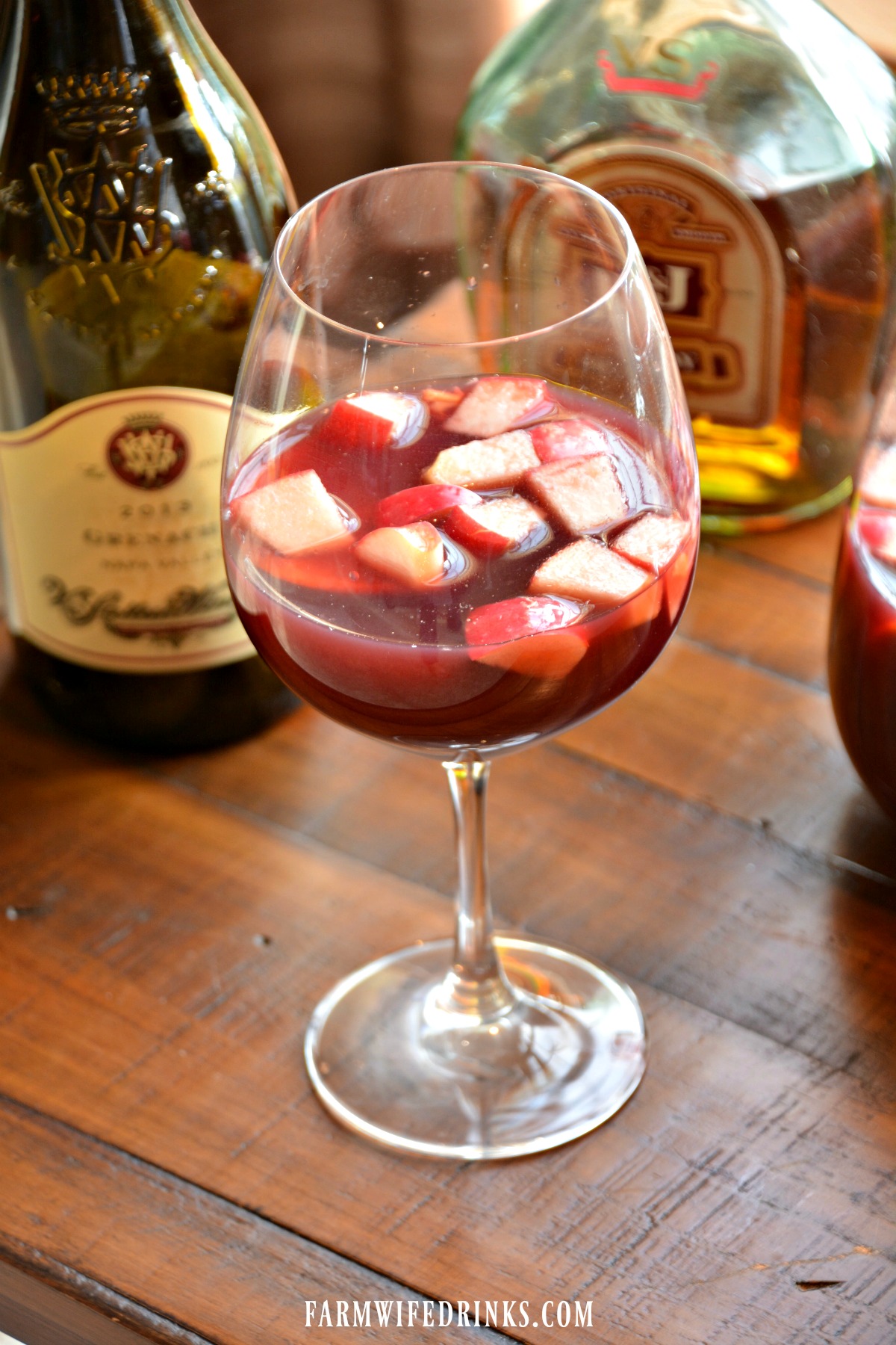 Easy Red Wine Sangria - The Farmwife Drinks