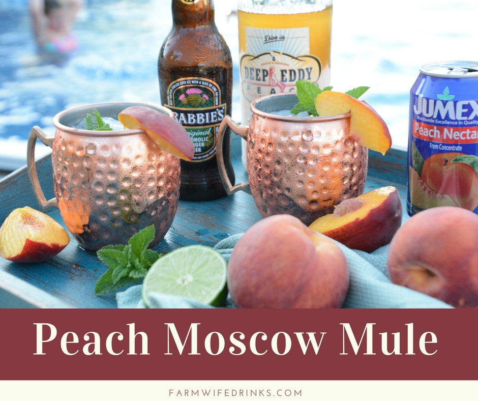 Peach Moscow Mule