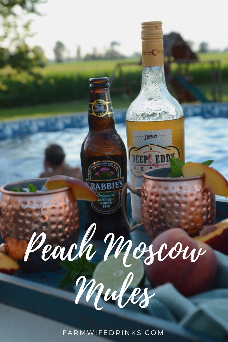 The peach and ginger flavor combinations make this Peach Moscow Mule recipe one of my favorite summer cocktails.