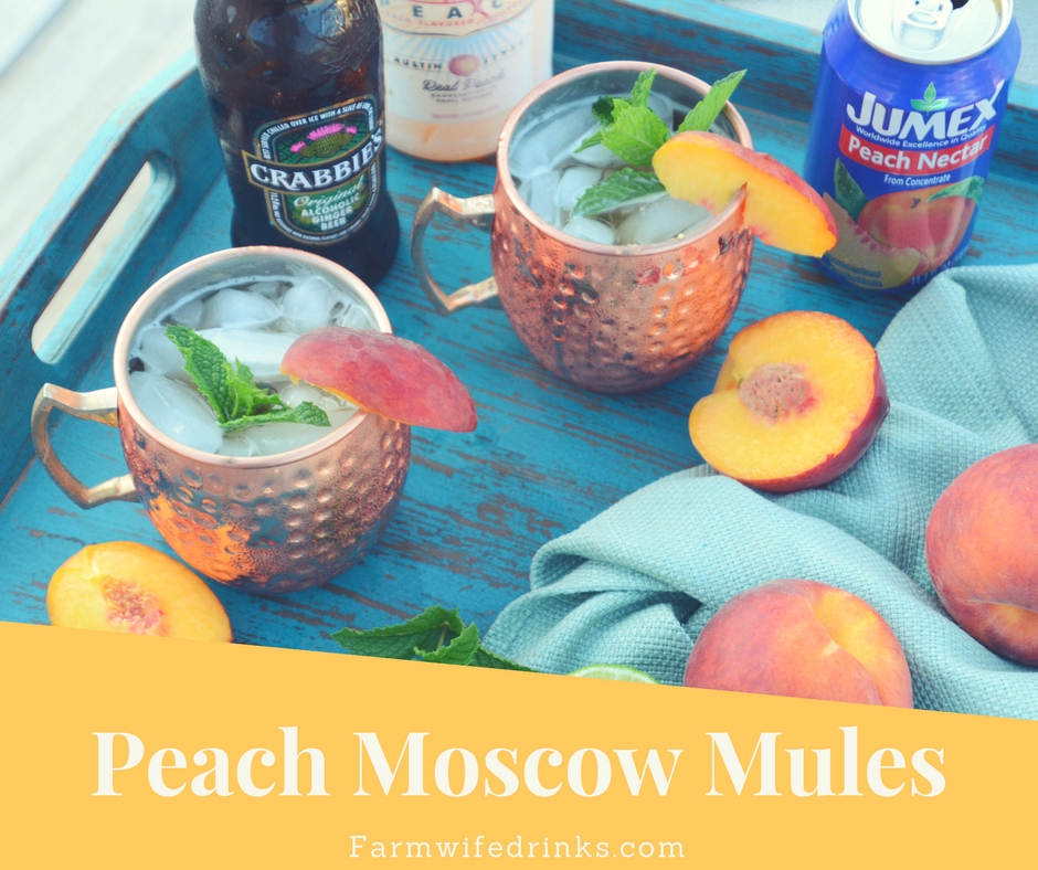 Peach Moscow Mule