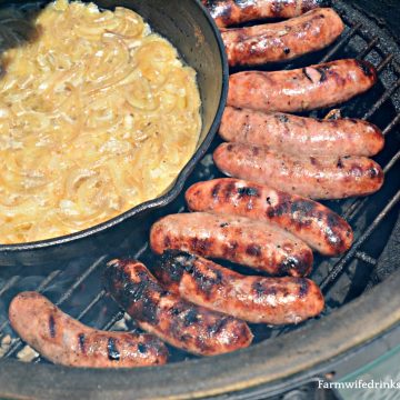 Nothing beats a good brat. I now have my favorite way to make beer brats and onions with this grilled beer brats in a beer hot tub recipe.