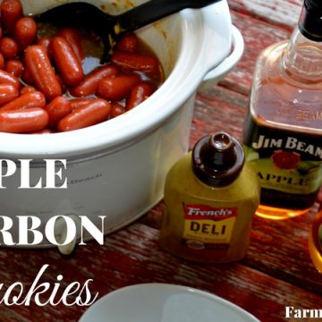 Crock Pot Apple Bourbon Smokies are a sweet and tangy change to a traditional smoked sausage appetizer recipe.