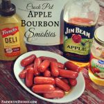 Crock Pot Apple Bourbon Smokies are a sweet and tangy appetizer for change to a traditional smoked sausage appetizer recipe.