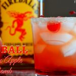 Nothing is better on a fall night then this fireball cherry apple bomb cocktail. Go ahead and fancy it up by topping it off with some cherries.