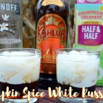 Like all the pumpkin spice latte lovers, I have my boozy version of this fall favorite with this pumpkin spice White Russian.