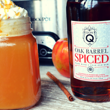 Warm Vanilla Wassail is a sweet combination of apple cider, pineapple juice, orange and vanilla bean. Topped off with Don Q oak barrel spice rum and you have a warm and spicy drink.