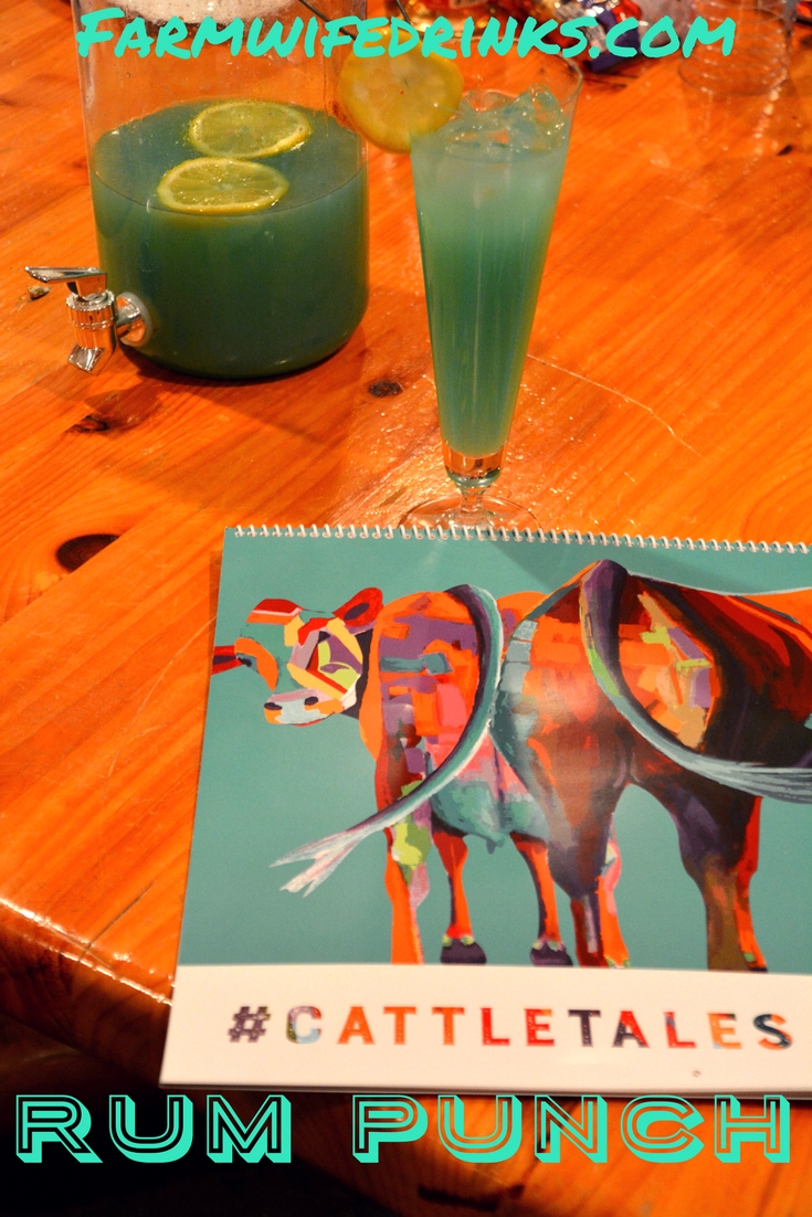 Well, this rum punch - tidal wave or shark bowl punch will bring back memories of sitting around a fishbowl filled with punch and 20 straws.