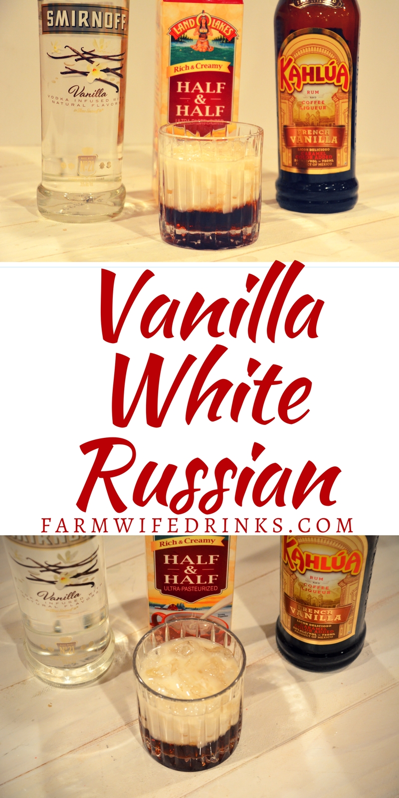Vanilla White Russian - The Farmwife Drinks
