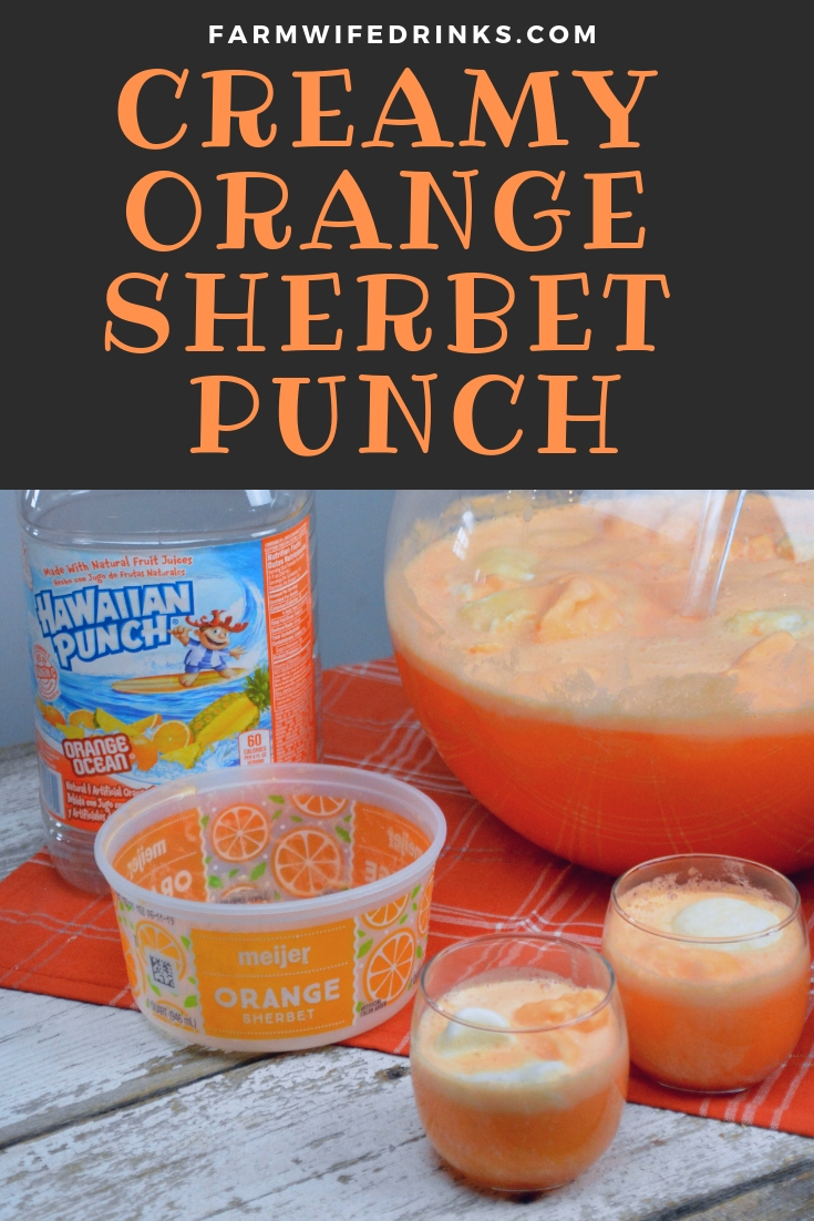 Orange Sherbet Punch Recipe