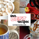 Our Best Hot Drinks Recipes include hot chocolates, white hot chocolates, friendship tea, hot cider and even how to make your own vanilla simple syrup at home for your coffee. #Recipes #OurBestRecipes #HotDrinks #CrockPot #HotCocoa #HotCider #HotChocolate #Tea