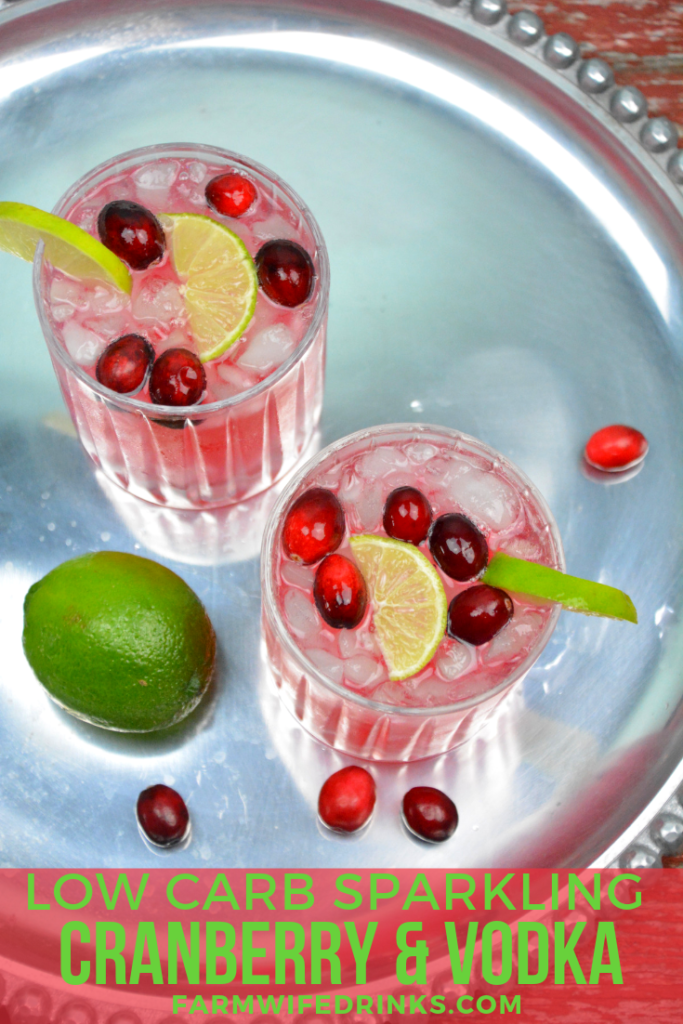 LowCarb Sparkling Strawberry Lemonade and Vodka