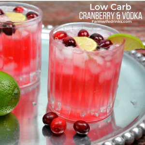 Low carb cranberry and vodka I can have even on a low carb diet with this sparkling cranberry and vodka cocktail. #cranberryvodka #Vodka #cocktail #coktails #lowcarb