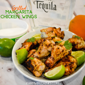 Grilled Margarita Chicken Wings are marinated in tequila, lime and orange juices, chipotle seasoning and salt and then grilled or smoked to perfection.