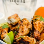 Grilled Margarita Chicken Wings are marinated in tequila, lime and orange juices, chipotle seasoning and salt and then grilled or smoked to perfection.