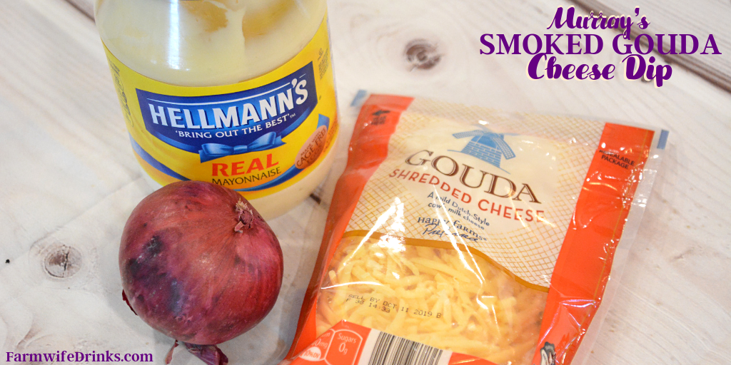 Murray's smoked gouda cheese dip is a simple cheese dip recipe using four simple ingredients of gouda, mayonnaise, red onion, and Worcestershire sauce that creates complex flavors leaving people wondering what is in it.