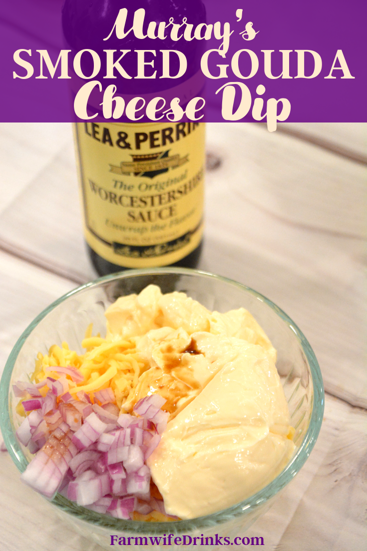 Murray's smoked gouda cheese dip is a simple cheese dip recipe using four simple ingredients of gouda, mayonnaise, red onion, and Worcestershire sauce that creates complex flavors leaving people wondering what is in it.