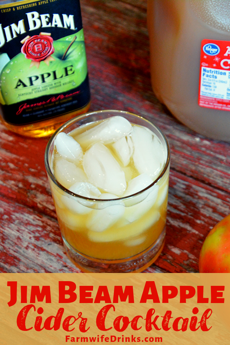 Jim Beam Apple Cider Cocktail is a simple concoction of Jim Beam Apple and apple cider over ice but will be just served with warm apple cider.