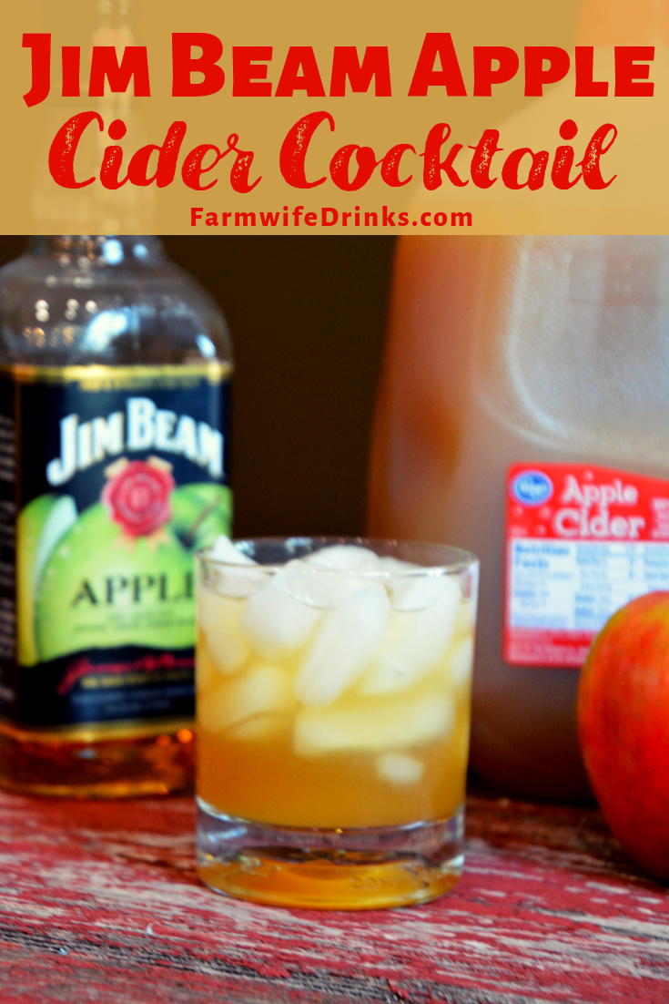 Jim Beam Apple Cider Cocktail is a simple concoction of Jim Beam Apple and apple cider over ice but will be just served with warm apple cider.