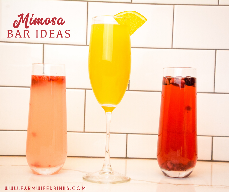 How to make the Ultimate Mimosa Bar (or Bellini) - Vindulge