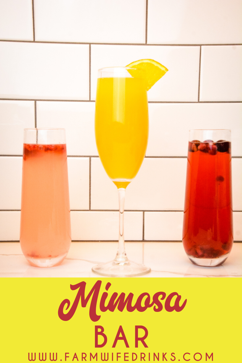 Easy mimosa bar styling that's perfect for any festive event!