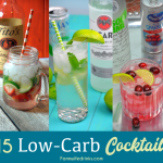 Low-Carb Cocktails can come in all different flavors, but tequila, gin, vodka, and rum will be the lowest carb liquor and can be mixed with zero-calorie mixers like sparkling water, Sparkling ICE, and diet sodas. Here are 15 of my favorite low-carb cocktails.