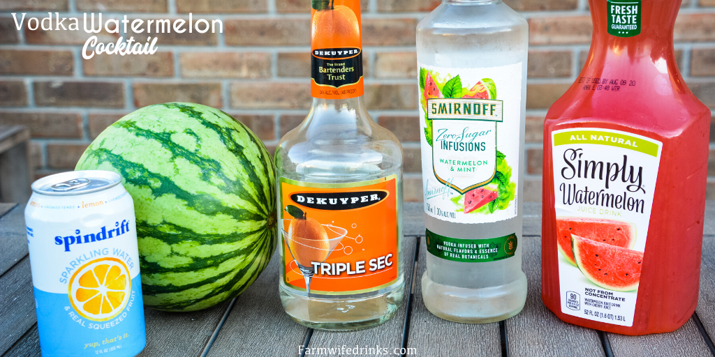 Vodka Watermelon Cocktail Ingredients