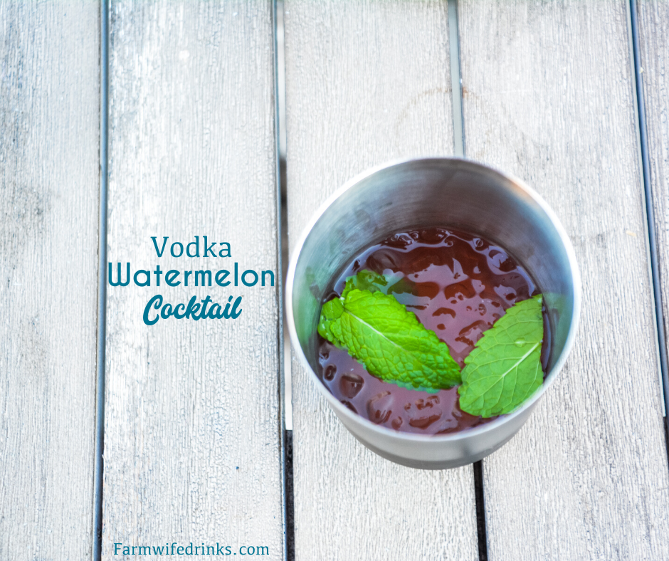 Vodka watermelon cocktail is the cocktail of summer with a refreshing hint of mint mixed in with the Simply Watermelon, mint and watermelon vodka, triple sec, and a splash of sparkling lemon water.