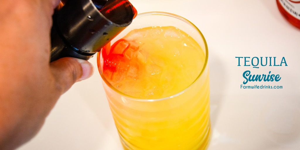 Tequila Sunrise is an orange juice and tequila cocktail made smooth with the addition of cherries and grenadine made famous in the 70s by Mick Jagger.