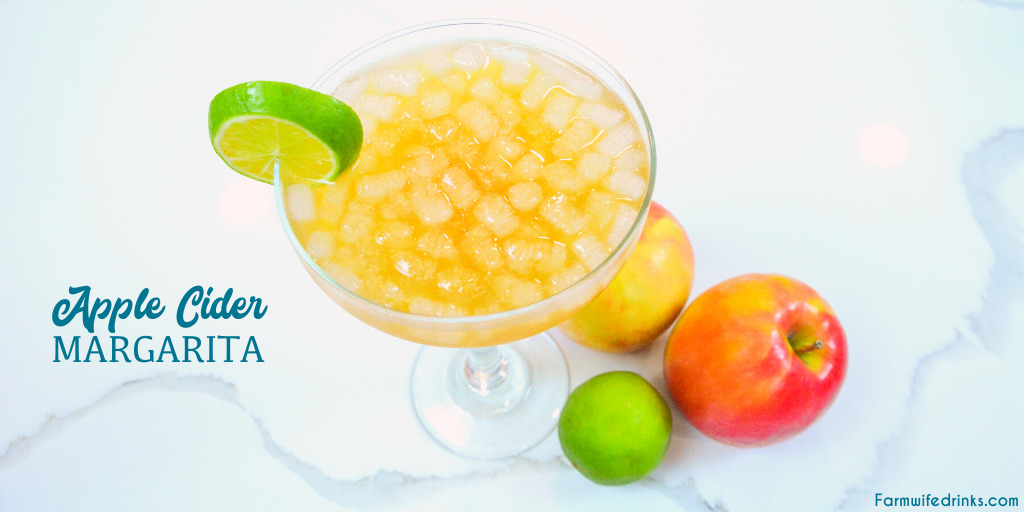 Apple Cider Margarita is the perfect fall margarita with the tequila, orange liquor, apple cider, and lime juice shaken together for an amazing fall cocktail.