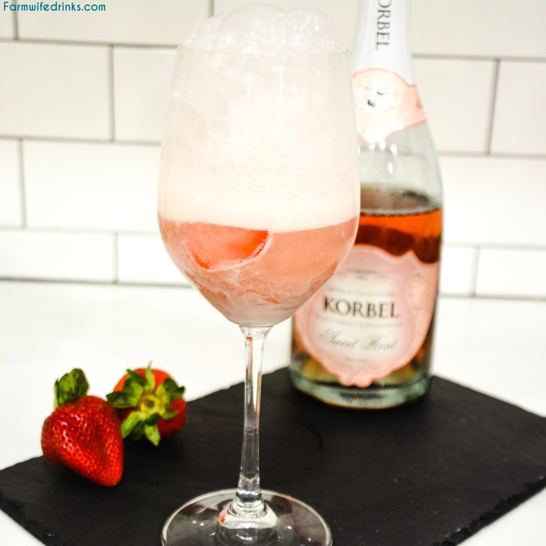 Rosé and Cream Floats combine two amazing items - rosé wine and ice cream for a frozen wine treat that is perfect as a dessert, after-dinner drink, or poolside cocktail.